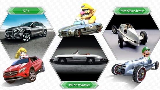 Mario Kart 8: Mercedez-Benz X Mario Kart 8 artwork 1
