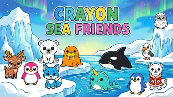 Crayon Sea Friends artwork 1