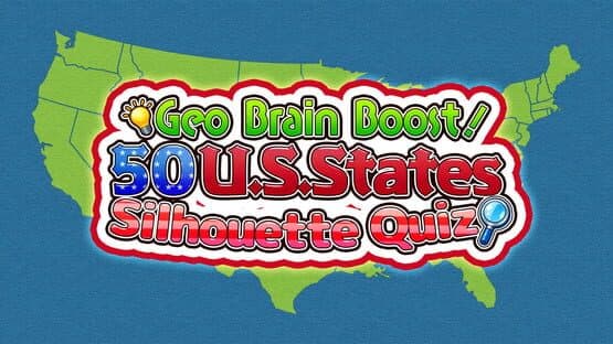 Geo Brain Boost! 50 U.S. States Silhouette Quiz artwork 1