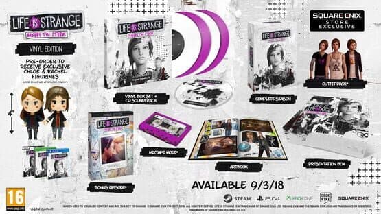 Life is Strange: Before the Storm - Vinyl Edition artwork 1