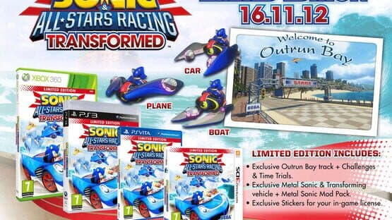 Sonic & All-Stars Racing Transformed: Bonus Edition artwork 1