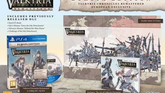Valkyria Chronicles: Remastered - Europa Edition artwork 1