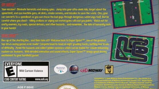 Spy Hunter / Super Sprint artwork 2