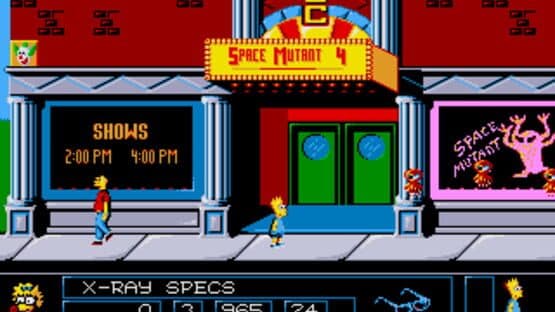 The Simpsons: Bart vs. The Space Mutants screenshot 1