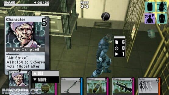 Metal Gear Acid screenshot 2