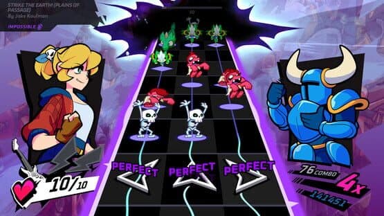 Rift of the NecroDancer: Shovel Knight - "Strike the Earth! (Plains of Passage)" - Jake Kaufman screenshot 1