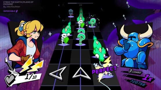 Rift of the NecroDancer: Shovel Knight - "Strike the Earth! (Plains of Passage)" - Jake Kaufman screenshot 2