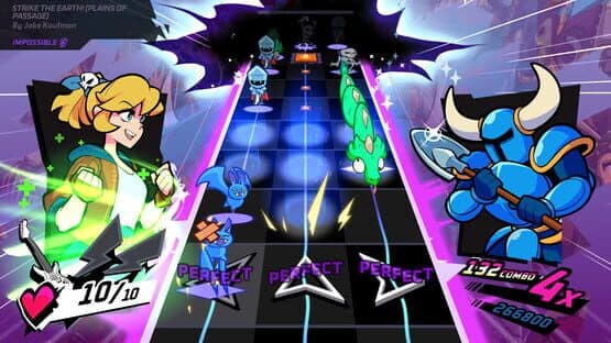 Rift of the NecroDancer: Shovel Knight - "Strike the Earth! (Plains of Passage)" - Jake Kaufman screenshot 3