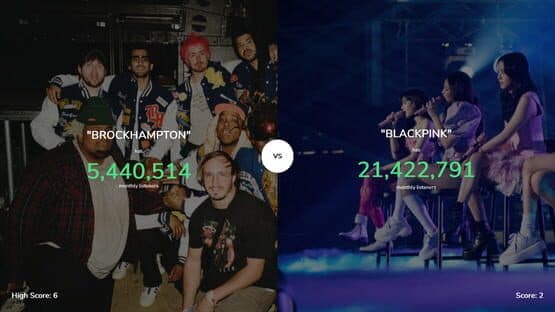 Higher or Lower: Spotify Edition screenshot 3