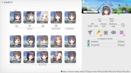 Blue Reflection: Second Light screenshot 1