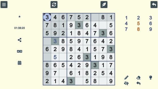 Sudoku screenshot 1