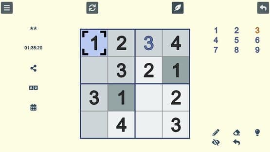 Sudoku screenshot 3