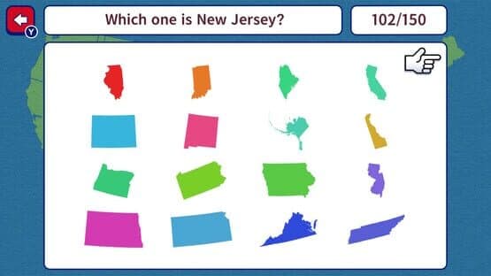 Geo Brain Boost! 50 U.S. States Silhouette Quiz screenshot 2