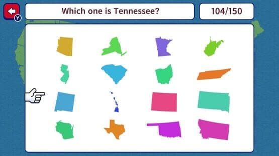Geo Brain Boost! 50 U.S. States Silhouette Quiz screenshot 3