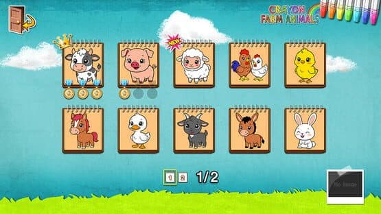Crayon Farm Animals screenshot 2