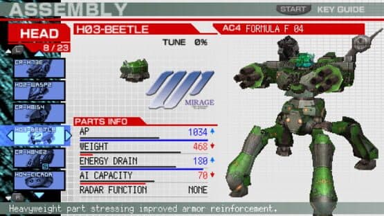 Armored Core: Formula Front screenshot 5