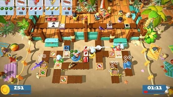 Overcooked! 2: Surf 'n' Turf screenshot 1