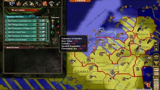 Europa Universalis III: In Nomine screenshot 1