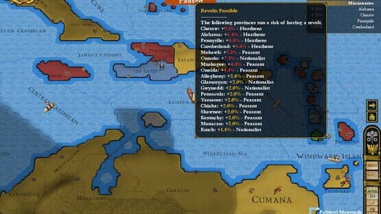 Europa Universalis III: In Nomine screenshot 5