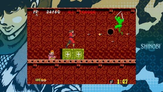 Sega Ages: Shinobi screenshot 1
