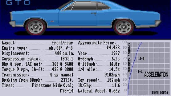 Test Drive II: Car Disk - The Muscle Cars screenshot 3