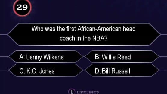 Who Wants to Be a Millionaire: Sports Edition screenshot 1