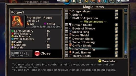 Puzzle Quest: Challenge of the Warlords - Revenge of the Plague Lord screenshot 2