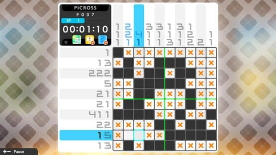 Picross S6 screenshot 1