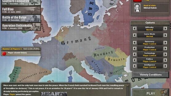Hearts of Iron III: For the Motherland screenshot 1