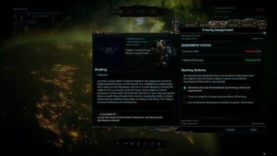 Warhammer 40,000: Inquisitor - Martyr: Poisoned Souls screenshot 1
