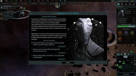 Galactic Civilizations III: Worlds in Crisis screenshot 1