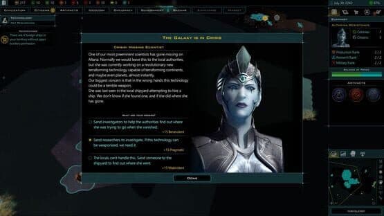 Galactic Civilizations III: Worlds in Crisis screenshot 2