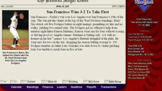 Baseball Mogul 2008 screenshot 4