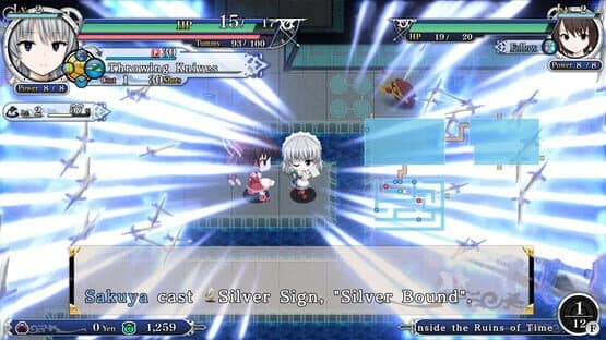 Touhou Genso Wanderer Reloaded: Sakuya Izayoi screenshot 1