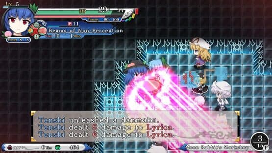 Touhou Genso Wanderer Reloaded: Tenshi Hinanawi screenshot 4