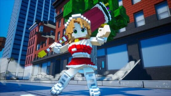 Earth Defense Force: World Brothers - Riho Futaba, Merry Santa Costume screenshot 4