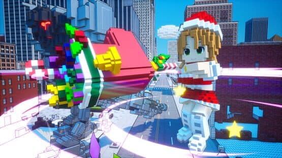 Earth Defense Force: World Brothers - Riho Futaba, Merry Santa Costume screenshot 3