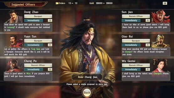 Romance of the Three Kingdoms XIII: Scenario - A Yellow Sky screenshot 1
