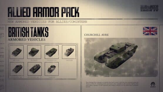 Hearts of Iron IV: Allied Armor Pack screenshot 3
