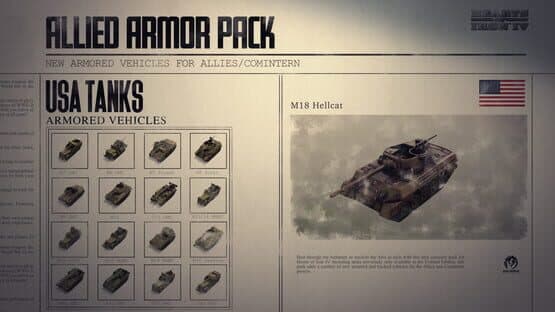Hearts of Iron IV: Allied Armor Pack screenshot 4