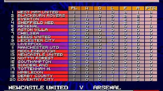 Sensible World of Soccer '96/'97 screenshot 4