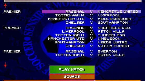 Sensible World of Soccer '96/'97 screenshot 10