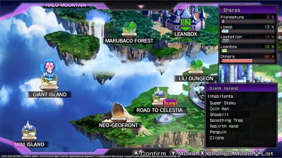 Hyperdimension Neptunia Re;Birth1: Giant Island Dungeon screenshot 7