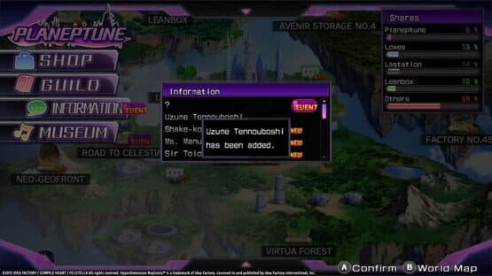 Hyperdimension Neptunia Re;Birth1: Uzume Battle Entry screenshot 2