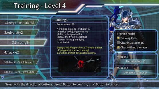 Earth Defense Force 4.1: Wing Diver the Shooter - Training Mode screenshot 9