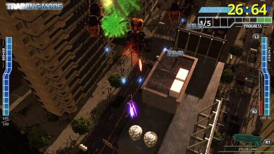 Earth Defense Force 4.1: Wing Diver the Shooter - Training Mode screenshot 4