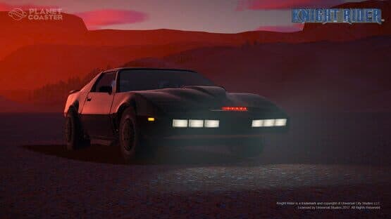 Planet Coaster: Knight Rider K.I.T.T. Construction Kit screenshot 1