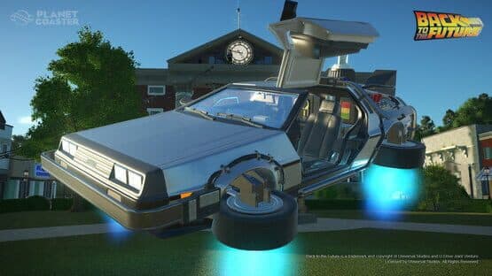 Planet Coaster: Back to the Future Time Machine Construction Kit screenshot 2