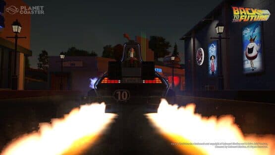 Planet Coaster: Back to the Future Time Machine Construction Kit screenshot 3