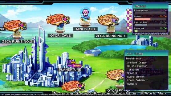 Hyperdimension Neptunia Re;Birth3: V Generation - Mini Island screenshot 5